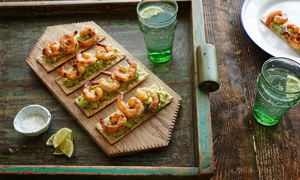 BBQ Prawns Baked Sourdough FEATURED